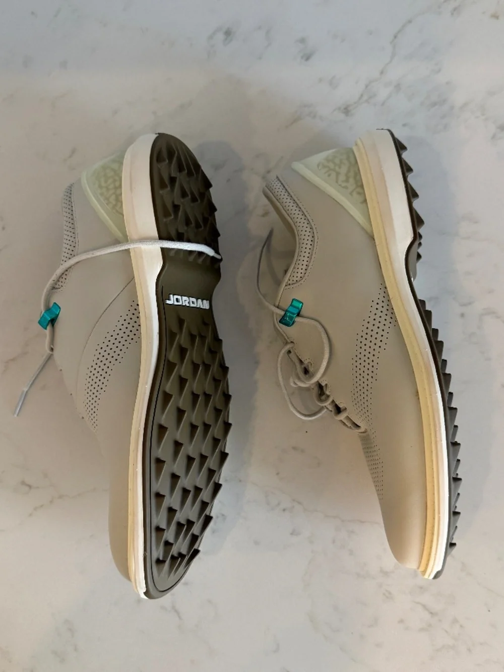 Nike Air Jordan ADG 4 Grey Fog White Cement GOLF SHOES | Mens Size 9.5